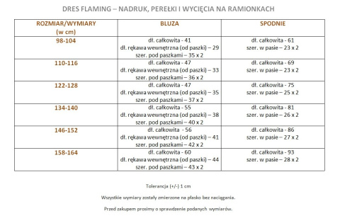 Komplet FLAMING - nadruk, perełki i wycięcia na ramionkach (j.róż) Komplet FLAMING - nadruk, perełki i wycięcia na ramionkach (j.róż)