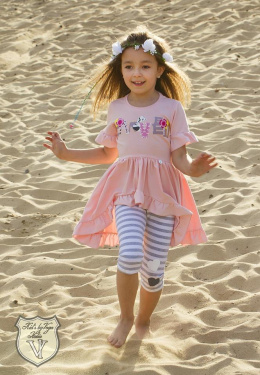 A set of SPANISH: tunic and leggings 3/4
