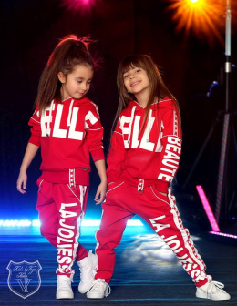 Red tracksuit BELLE BEAUTE