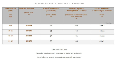 Elegancka biała koszula z krawatem Elegancka biała koszula z krawatem