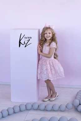 Lace dress ANABELL powder pink