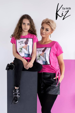 Blouse MARIE BEAUTIFUL DAY with a screen for daughter-amaranth