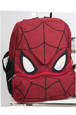 Plecak SPIDER holo oczy bordo jeans