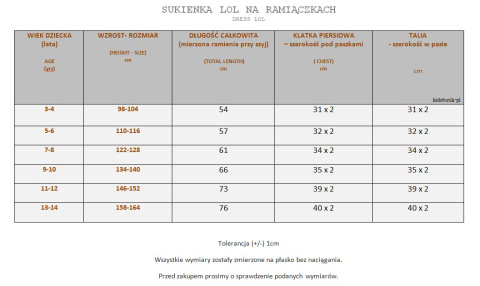 Sukienka na ramiączkach LOL PARIS Sukienka na ramiączkach LOL PARIS