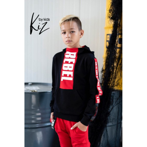 Bluza MATI REBEL z kapturem black Bluza MATI REBEL z kapturem black