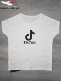 Koszulka, t-shirt TIK TOK - biała