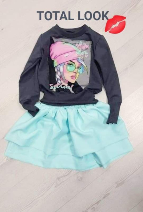 Bluza ściągacz YOU ARE SPECIAL - grafit Bluza ściągacz YOU ARE SPECIAL - grafit
