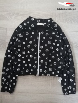 Bomber/tracksuit jacket with fashionable print