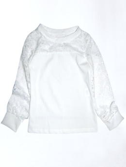 Elegant blouse with lace