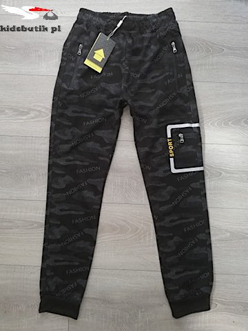 Spodnie bojówki moro FASHION grey Spodnie bojówki moro FASHION grey