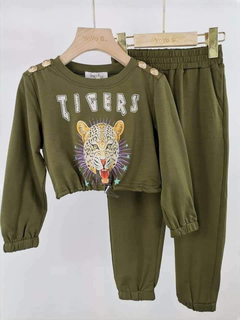 Zestaw dresowy TIGERS Kenzoo - khaki Zestaw dresowy TIGERS Kenzoo - khaki