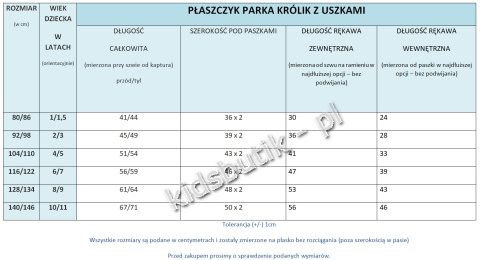 Płaszczyk PARKA KRÓLIK - amarant Płaszczyk PARKA KRÓLIK - amarant