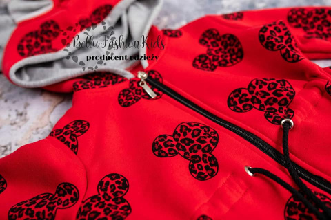 Płaszczyk PARKA MYSZKA MIKI MINNIE - czerwony Płaszczyk PARKA MYSZKA MIKI MINNIE - czerwony