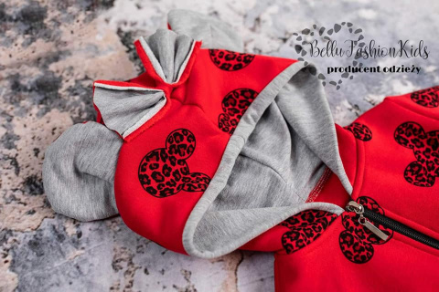 Płaszczyk PARKA MYSZKA MIKI MINNIE - czerwony Płaszczyk PARKA MYSZKA MIKI MINNIE - czerwony