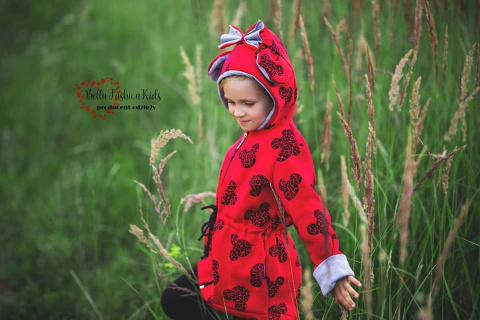 Płaszczyk PARKA MYSZKA MIKI MINNIE - czerwony Płaszczyk PARKA MYSZKA MIKI MINNIE - czerwony