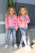 Spodnie jeans niebieskie dekatyzowane Spodnie jeans niebieskie dekatyzowane
