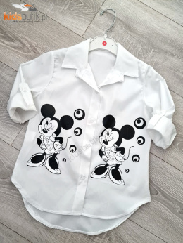 Minnie Myckey Mickey Mouse Shirt - white