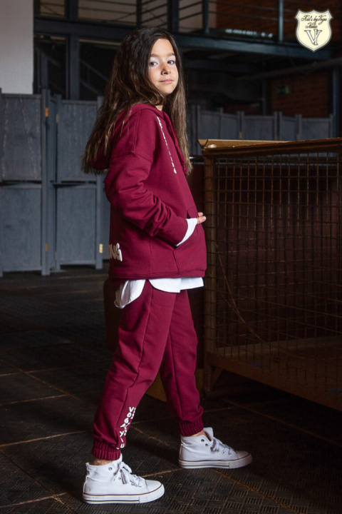 Ocieplany dres Voga Young Street - bordo Ocieplany dres Voga Young Street - bordo