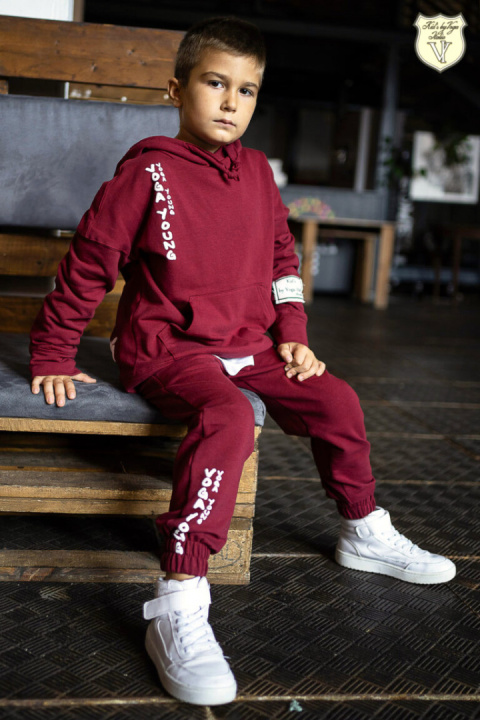 Ocieplany dres Voga Young Street - bordo Ocieplany dres Voga Young Street - bordo