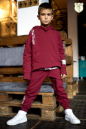 Ocieplany dres Voga Young Street - bordo