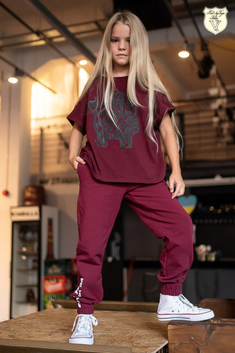 Ocieplany dres Voga Young Street - bordo Ocieplany dres Voga Young Street - bordo