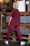 Ocieplany dres Voga Young Street - bordo