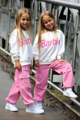 Bluza Barbie z falbanką na plecach