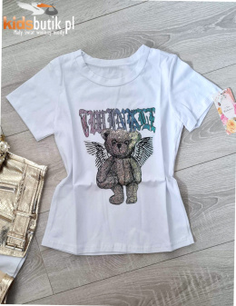 T-shirt/koszulka MIŚ ANGEL - biały