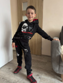 Bluza z kapturem BOYS DON'T CRY czaszka