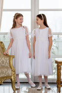 Elegancka sukienka Aniela - biała