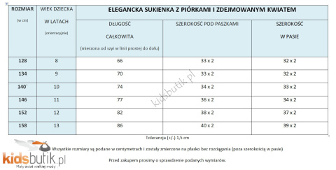 Elegancka sukienka z piórkami i złotą klamrą z cyrkoniami - ecru Elegancka sukienka z piórkami i złotą klamrą z cyrkoniami - ecru