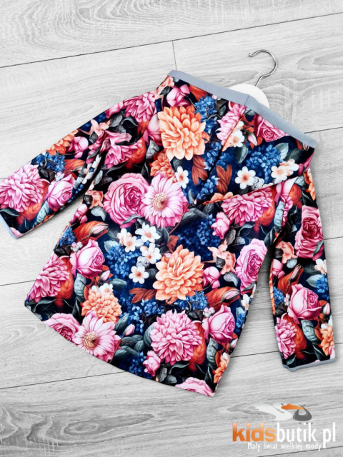 Płaszczyk softshell nieprzemakalny KWIATY Płaszczyk softshell nieprzemakalny KWIATY